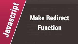 Javascript Arabic Tutorials - Make Redirect Function with Parameter