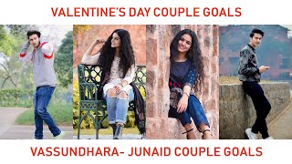 💘 Valentine's day Couple Goals TikTok 2020 💖 | Vassundhara Pandita 💑 Junaid Malik Romantic Video