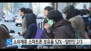 소외계층 스마트폰 보유율 52%...일반인의 2/3 / YTN 사이언스