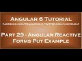 Angular reactive forms put example