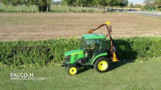 DELEKS FALCO-H Hydraulic hedge bush cutter for tractor