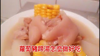 蘿蔔豬蹄湯怎麼做好吃