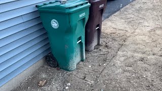 $125 DIY trash can pad project using 16”x16”pavers😱😱😱from Lowe’s #pavers #diy