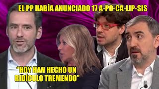 Se HABLARÁ AÑOS del RIDÍCULO del PP💢Ha ENREDADO para culpar al GOBIERNO💢Escolar, Palomera, Berlín