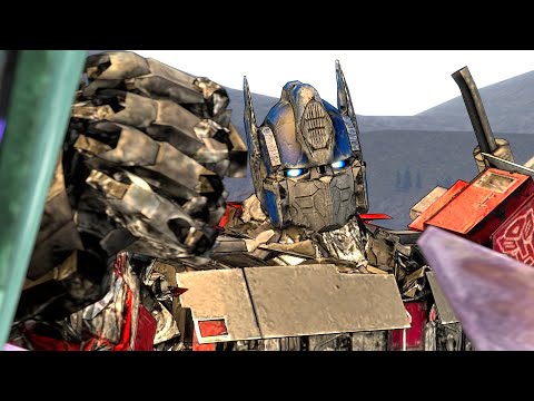 OPTIMUS PRIME FIGHTS TO SAVE BUMBLEBEE!! - Transformers Rise of the Beasts Fight Scene Animation SFM