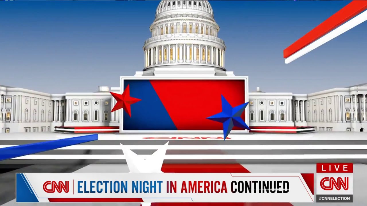 "CNN Election Night In America Continued" Intro (January, 05 2021 ...