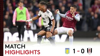 Aston Villa 1-0 Fulham | Premier League Highlights | Narrowly Beaten In Midlands