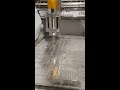 diy concrete cnc milling the table with 50mm facemill