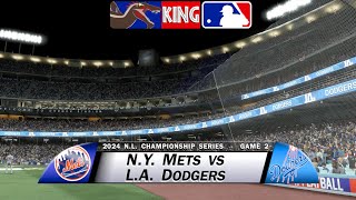 SpinoKing NLCS Game 2: N.Y. Mets Vs. L.A. Dodgers | MLB the Show 24 Simulation.