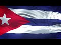 Cuba Flag 5 Minutes Loop - FREE 4k Stock Footage - Realistic Cuban Flag Wave Animation