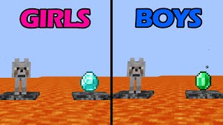 who will a boys and a girls save in minecraft