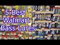 Best 5 Walmart Bass Lures and Baits