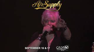 Air Supply September 16 & 17 2022