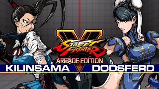 【スト5AE】 KILINSAMA [ いぶき ibuki ] vs [ 春麗 チュンリー chun-li ] DODSFERD 【SF5AE】