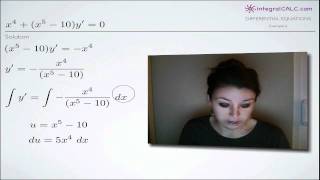 Differential Equations Example 6 (KristaKingMath)