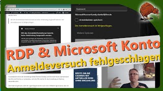 Remote Desktop: Fehler bei Anmeldung mit Microsoft Konto