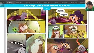 Read and listen to stories - cat Ninja book 1