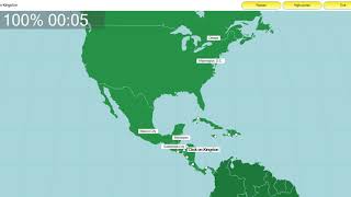 Seterra Speedrun - North and Central America: Capitals (0:12)