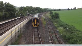 First Great Western 153373 and 158763 depart Castle Cary