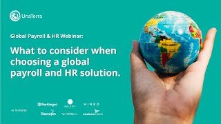 Global Payroll \u0026 HR Webinar: What to consider when choosing a global payroll and HR solution