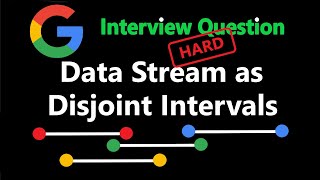 Data Stream as Disjoint Intervals - Leetcode 352 - Python