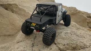 Custom Axial SCX10.3 out at Little Moab FULL VIDEO