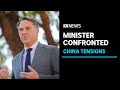 Richard Marles confronted by China's military at summit | ABC News