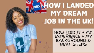 How I Got Into the NHS STP || My Journey, Story \u0026 Why I Started This Channel!