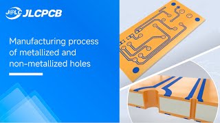 Manufacturing process of metallized and non-metallized holes#jlcpcb  #Electronica   #pcb design