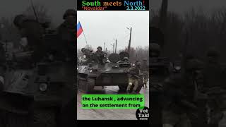 Russian Combined Forces South meets North ,Ukraine 3.3.2022 #short