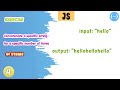Javascript Exercise Concatenate Specify A String | practise code