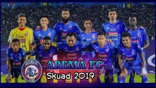 Skuad Arema FC Putaran Kedua Liga 1 Indonesia 2019