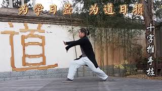 【速麦苌家拳·杨】 苌家拳十字推手桩