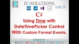 C# Tutorial - Using Time with DateTimePicker Control