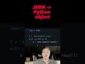 How to pretty print a JSON file in Python #shorts