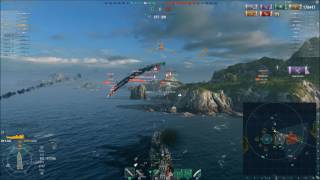 WoWs - Zao: Close game! (260k Dmg / 6 Kills)