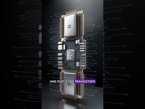Who invented the microprocessor in 1971?