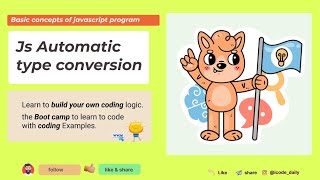 Automatic type conversion in js || Javascript tutorial || learn to code