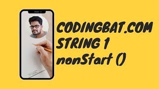 10 Codingbat | String 1 | nonStart | Java coding practice | UiBrains | by Naveen Saggam