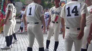 海星高校が甲子園に到着　開会式