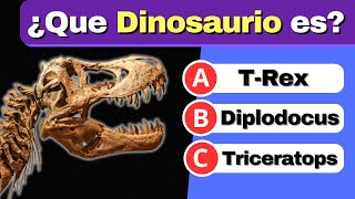 Preguntas sobre Dinosaurios 🦖🌋| ¿Cuánto Sabes de DINOSAURIOS? | Desafío de Cultura General