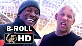 FAST AND FURIOUS 8 B-Roll Bloopers Footage (2017) Vin Diesel, Dwayne Johnson Action Movie HD