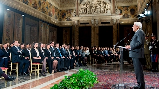 Mattarella incontra i Magistrati ordinari in tirocinio