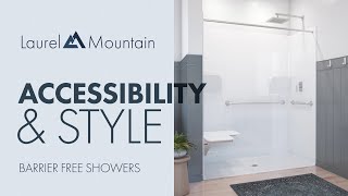 Barrier Free Shower | Laurel Mountain Whirlpools