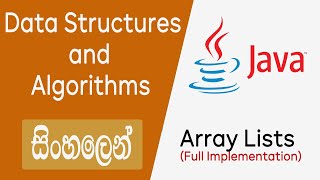 ArrayLists - Data Structures and algorithms - Sinhala (Dynamic Array)