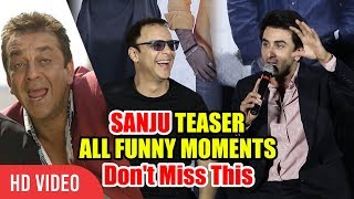 Back to Back Funny Moments | Ranbir Kapoor, And Team | Sanju Official Teaser Launch