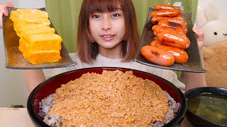 【大食い】おいしすぎる納豆40パックと雑穀米7合を使った理想の朝ごはん