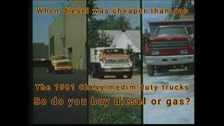 There was alot to consider in 1981, looking at a medium duty truck.