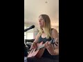 robynne singing an acoustic guitar cover wendy mathews the day you went away.