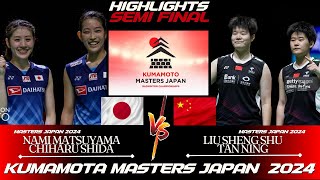 SEMI FINAL | Nami Matsuyama /Chiharu Shida vs LIU /TAN | Kumamoto Masters Japan 2024 BADMINTON